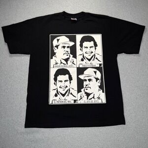 Pro Team Graphic T-Shirt Mens XL Black Pablo Escobar El Chapo Narcos Cartel Tee